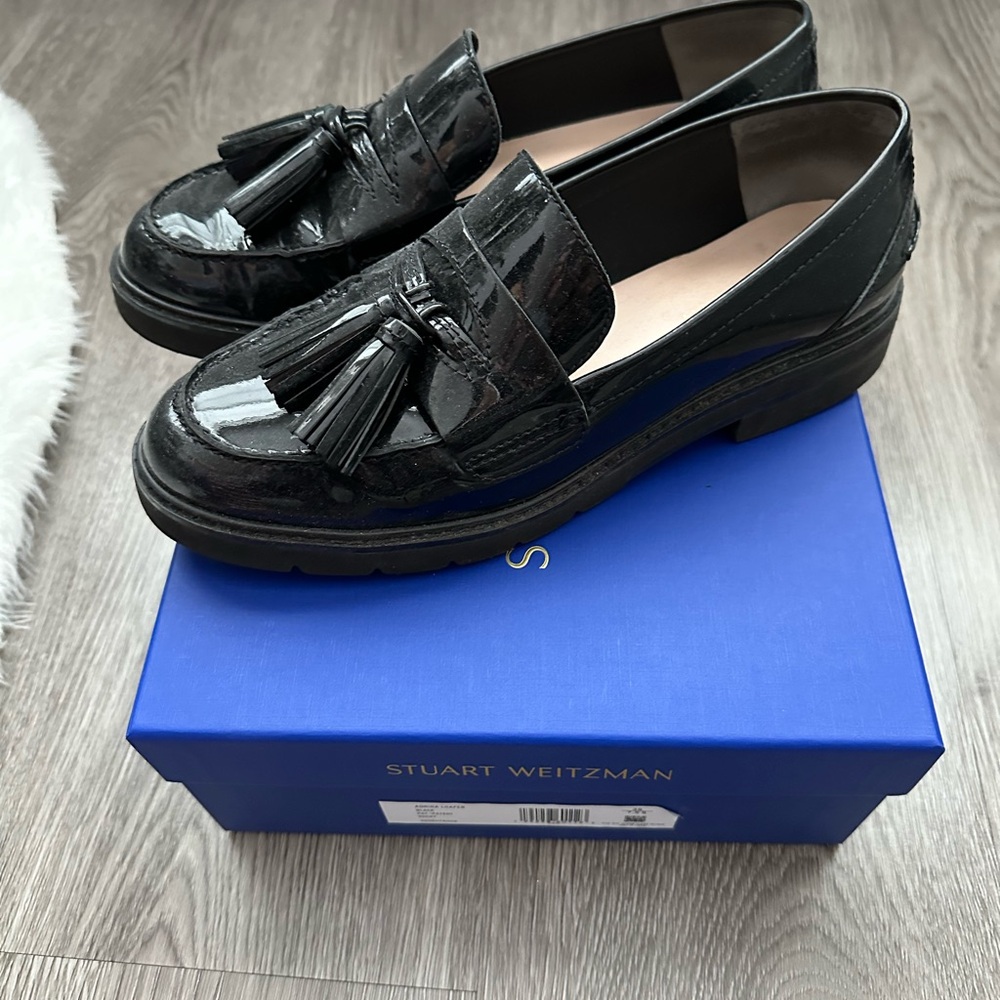 Black Tassel Loafers from STUART WEITZMAN